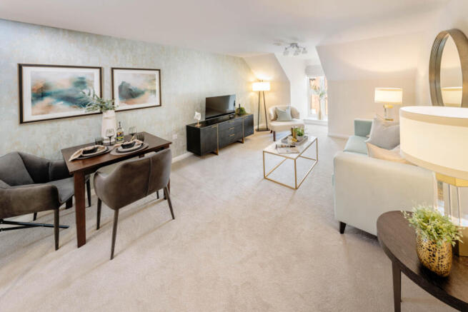Show home living room