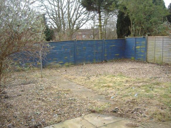 Rear garden