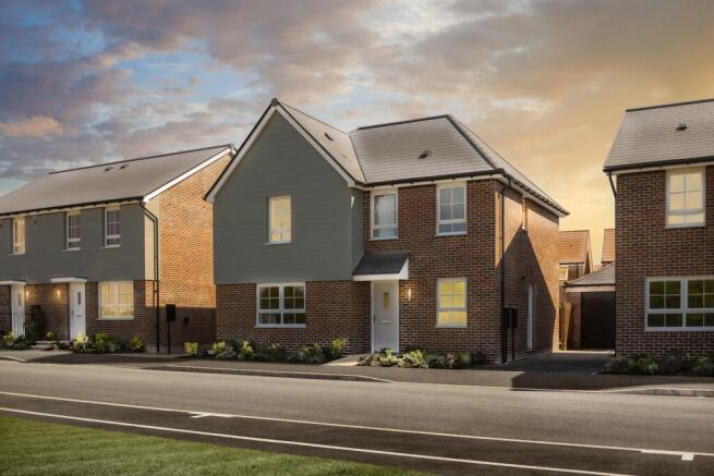 Exterior view of our 4 bed Radleigh home