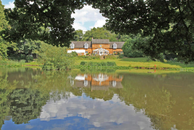 House over lake