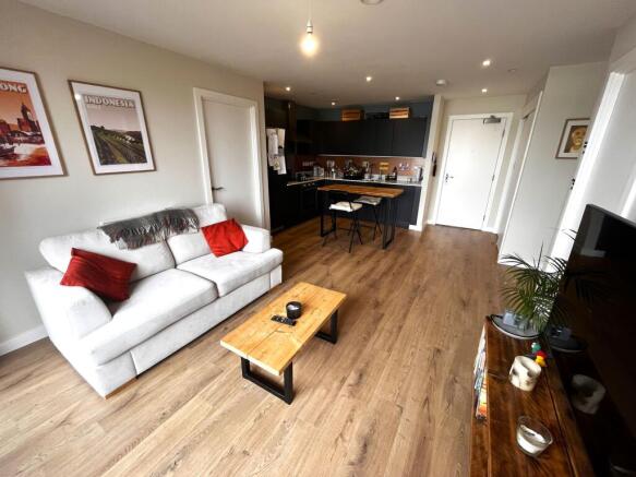 Kitchen/living/dining room