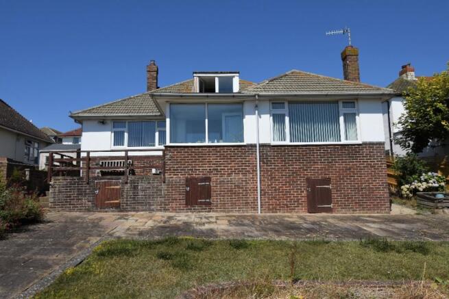 Rear of property