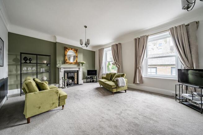 Apartment reception room