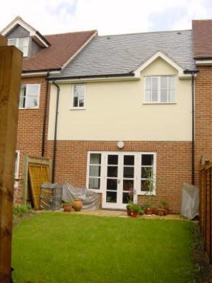 Rear view of house