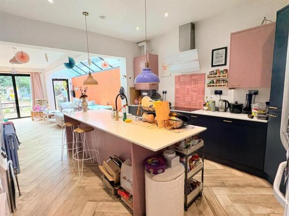 Open Plan Living/Dining and Kitchen