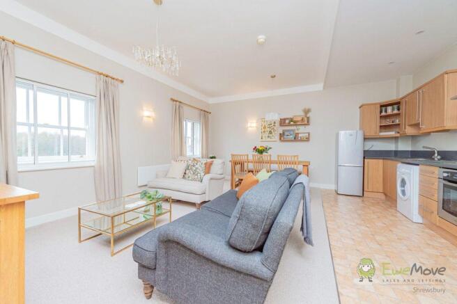 Living Area, Kitchen and Dining Area