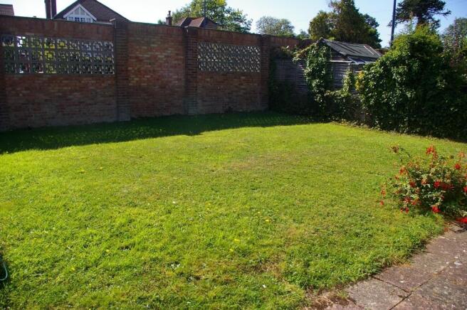 Rear garden
