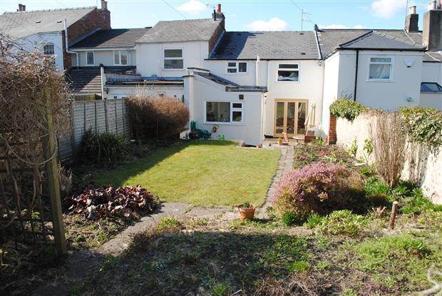 Looking back at house from garden