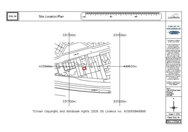DWL 04 - Plot 4 - 136-144 Watson Road - Site Location Plan - Scale 1-1250 - A4 - 2026-01-30 T202603091103.pdf