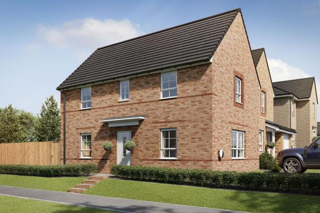 CGI of 3 bedroom Martham home