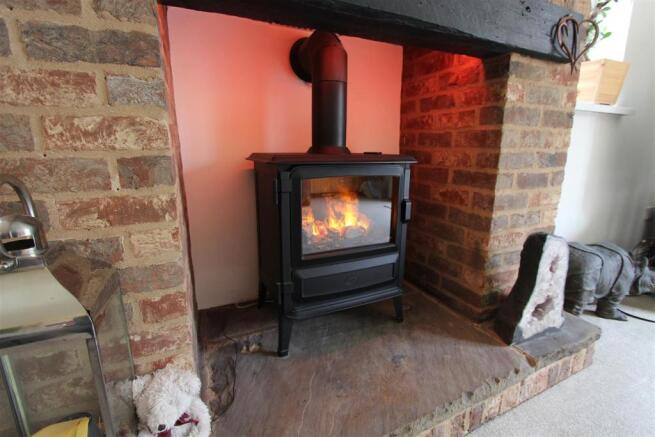 Fireplace.