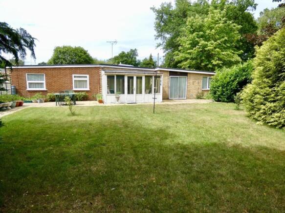 Rear of bungalow
