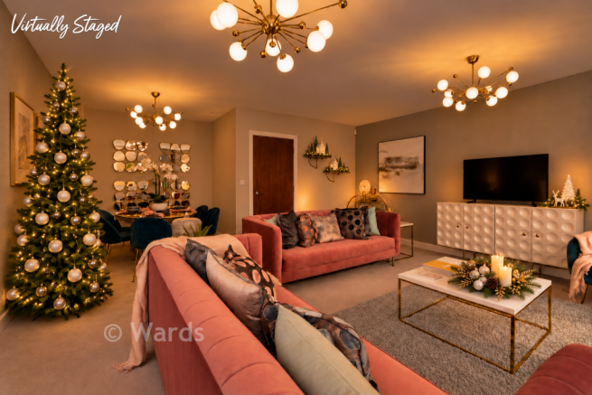 Staged Lounge Diner
