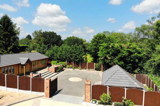 Aerial shot of...