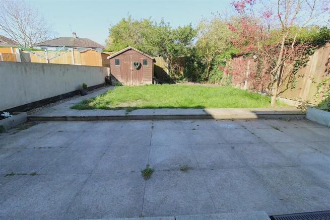 West Facing Rear Garden