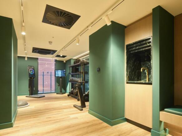 Gym warm-up room
