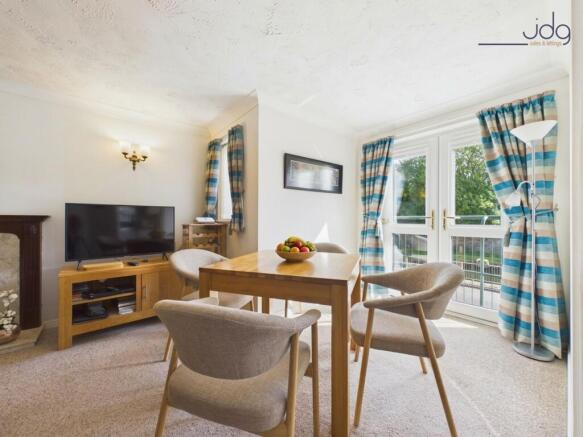 Space to dine with canal views