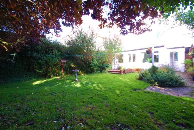 alternate view of rear garden