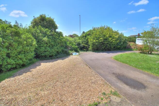 Frontage and driveway