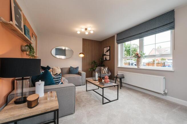 Interior view of the lounge in our Moresby 3 bed home