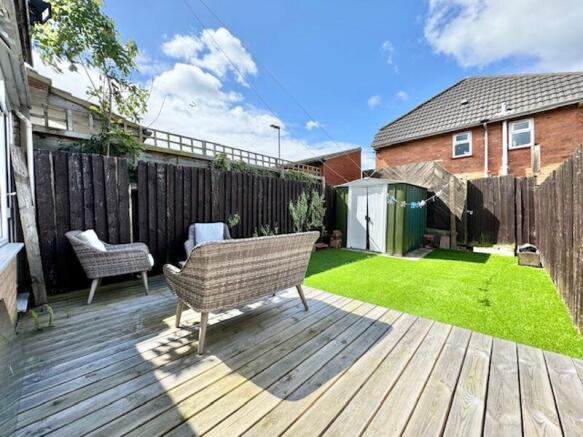 Rear garden