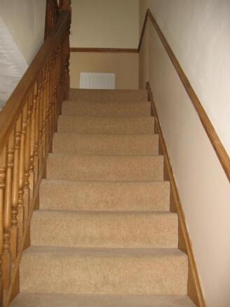 Stairs to landing