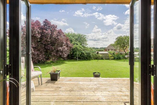 View of garden from Summer House
