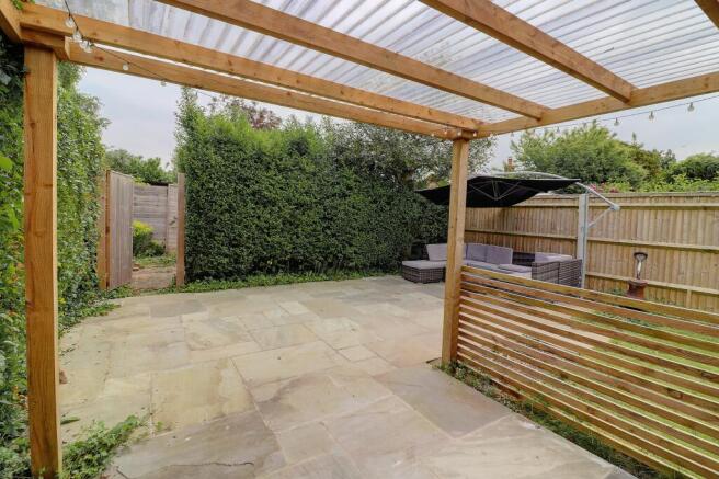 Patio Leading To Shed