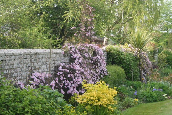 Wall with Flowers