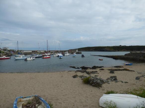 Beach at front of pr