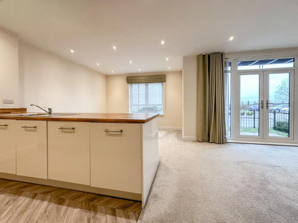 Open plan kitchen...