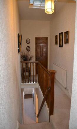 Stairs to landing