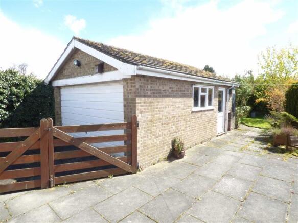 BRICK DOUBLE GARAGE