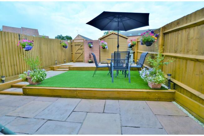 Rear garden