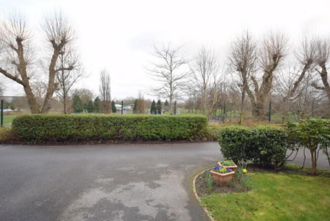 Front view overlooking the park