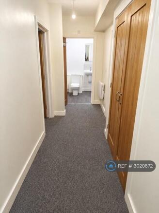 Hallway With Double Door Storage Cupboards