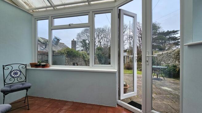 Rear porch