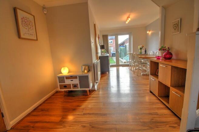 Open plan living area
