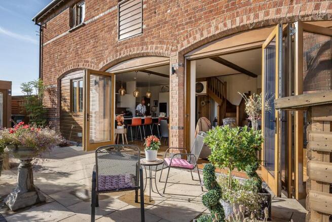 External rear patio