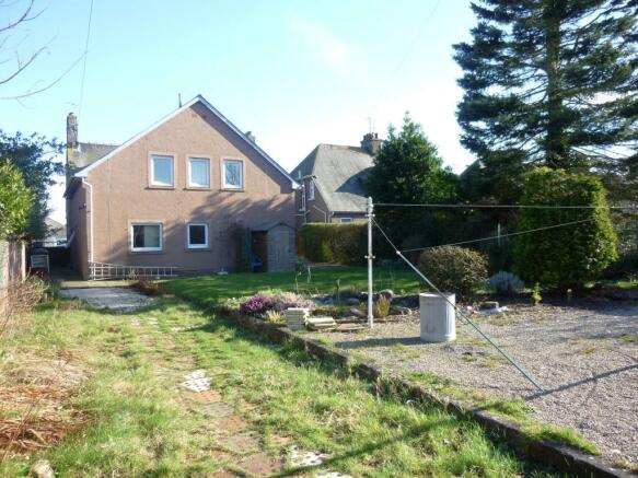 rear of property