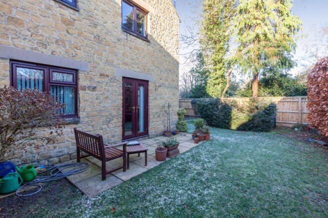 Rear patio area