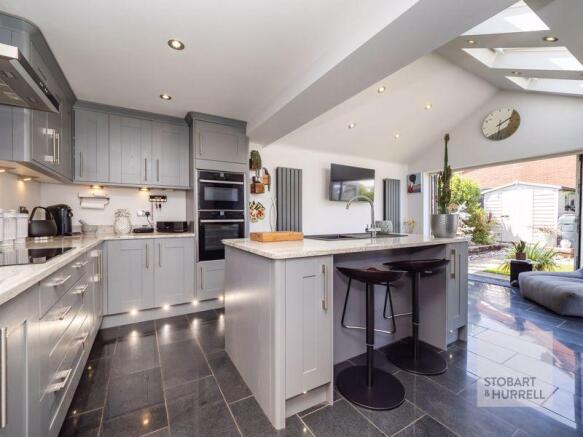 Kitchen dining room view 
