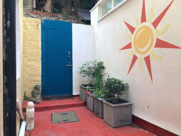 Courtyard for storage