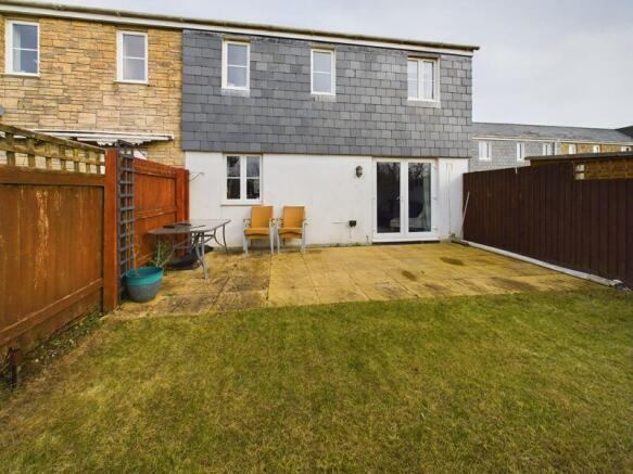 rear elevation and garden