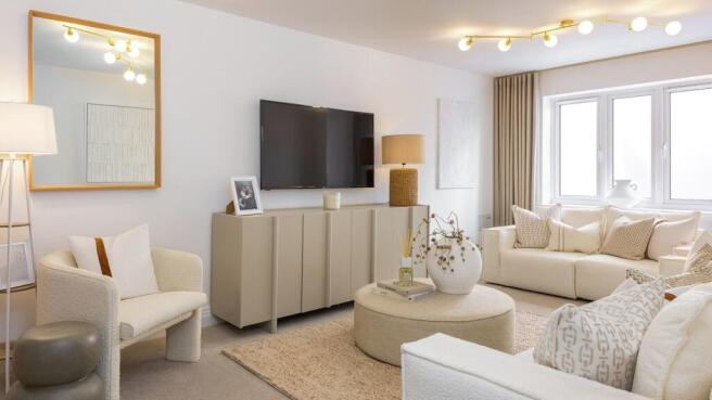 the fir, langmead place living room