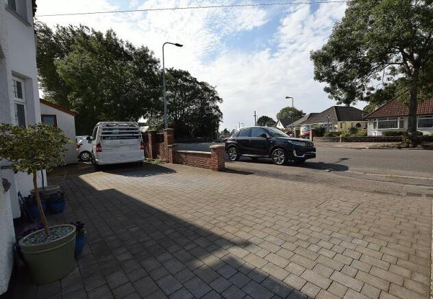 Driveway and entrance