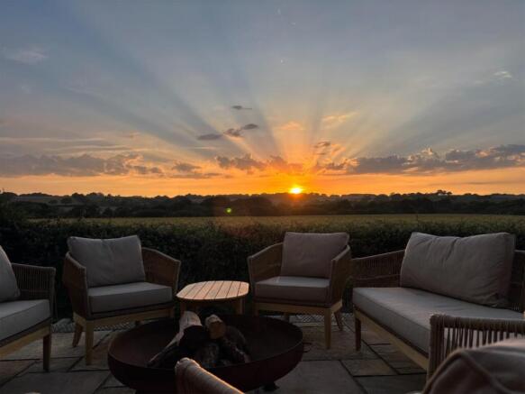 Sunset from the Terrace
