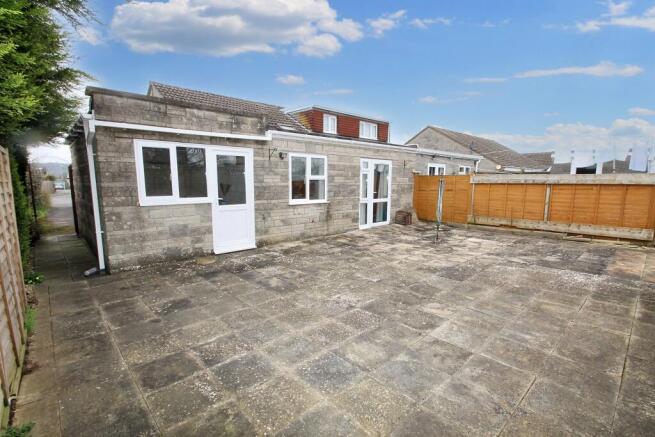 Rear elevation and garden