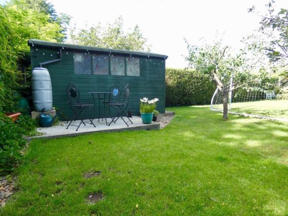 Hidden garden and shed