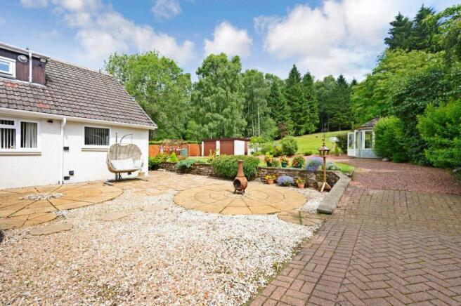 Garden patio area